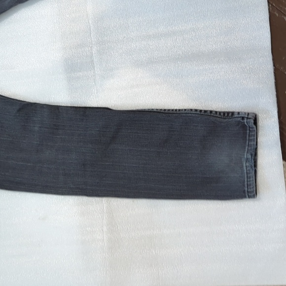 Levi's 511 Black Distressed Denim Jeans Boys Size 27x27 - Picture 9 of 14